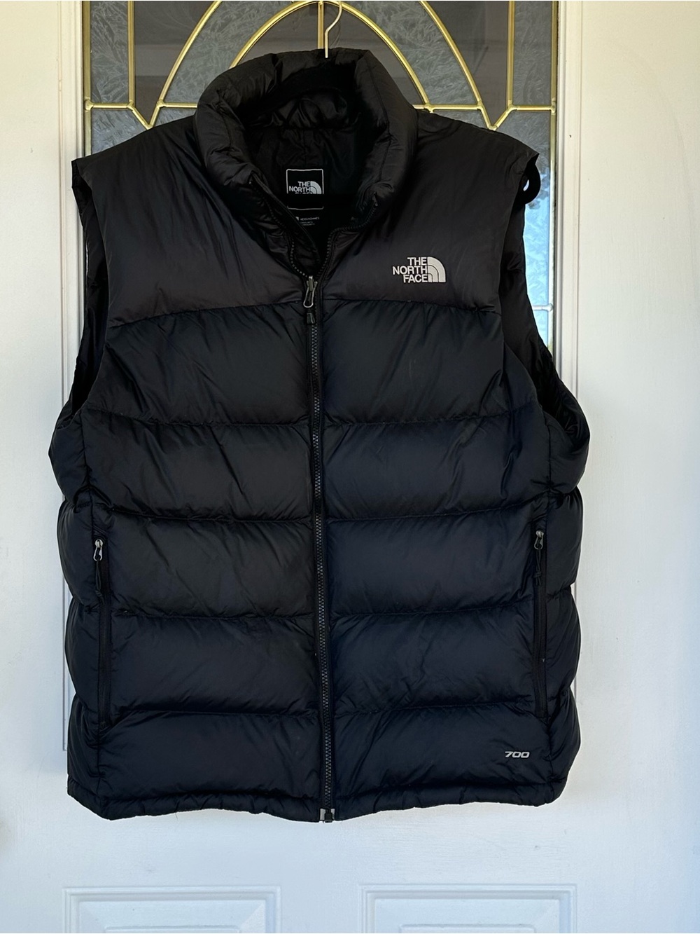 The North Face Nuptse 2 Vest Mens L Black 700 Fill Goose Down Puffer 2013